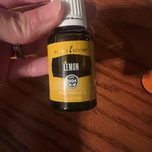Young Living Lemon Oil with Yellow Label